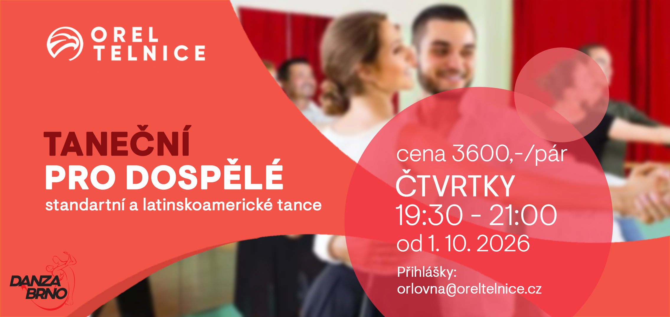 Taneční lekce pro dospělé Danza